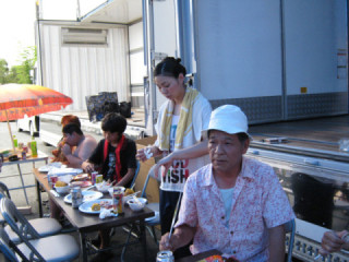 8月　第一日曜日　BBQ　社員家族